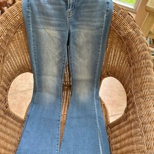 SO Blue Flare Wide Leg Jeans